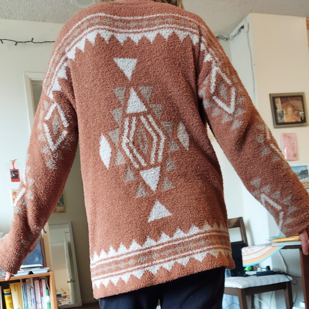 Desert vibe comfy creamy Knit Sweater